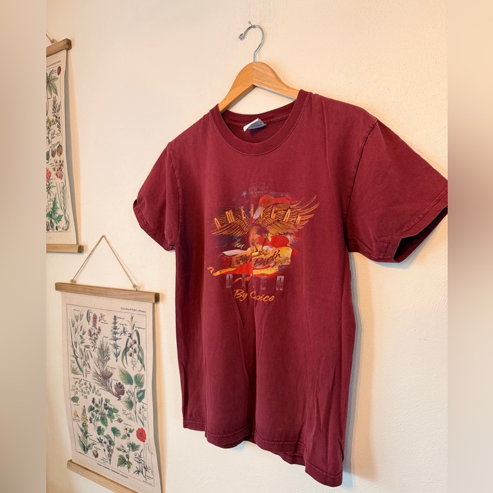 Harley Davidson - Men’s Large - Maroon Tee